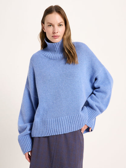 Oversized pullover Light Blue Melange