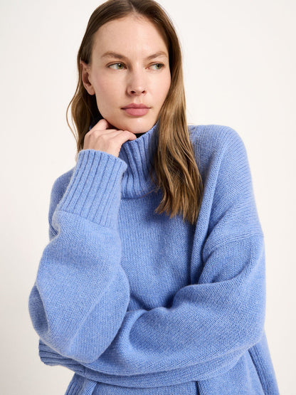 Oversized pullover Light Blue Melange