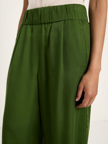 Wide Leg Trouser Garden Green