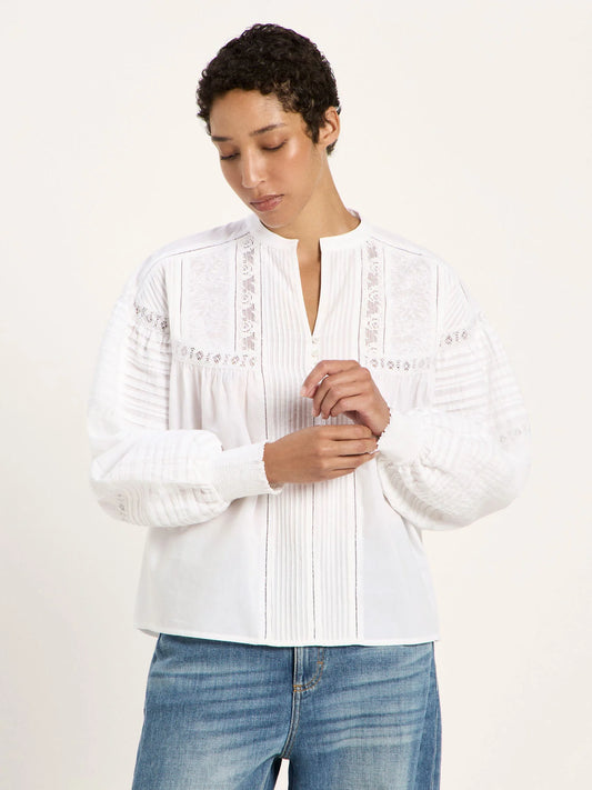 Lace Blouse White