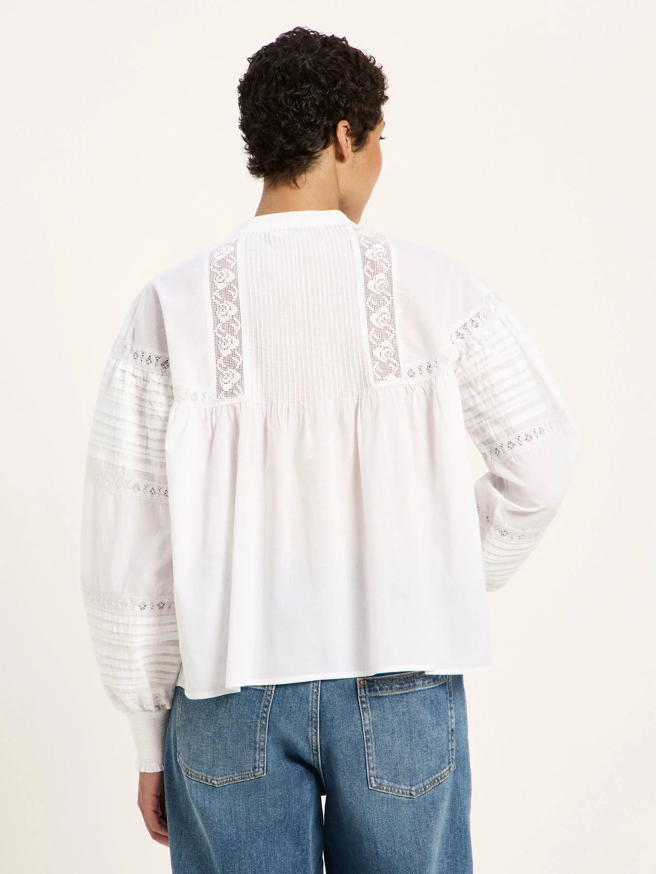 Lace Blouse White