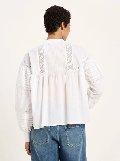 Lace Blouse White