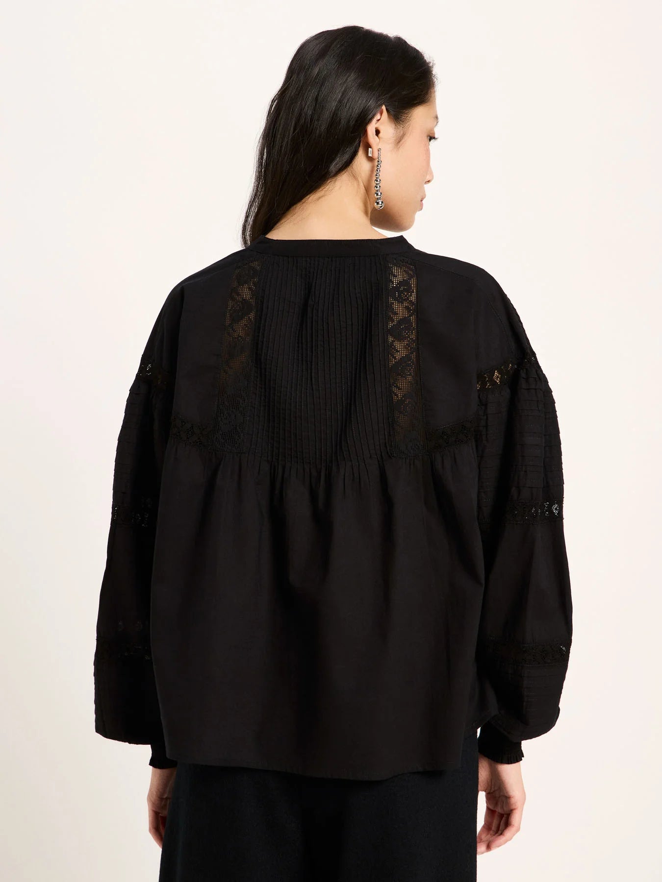 Lace Blouse Black
