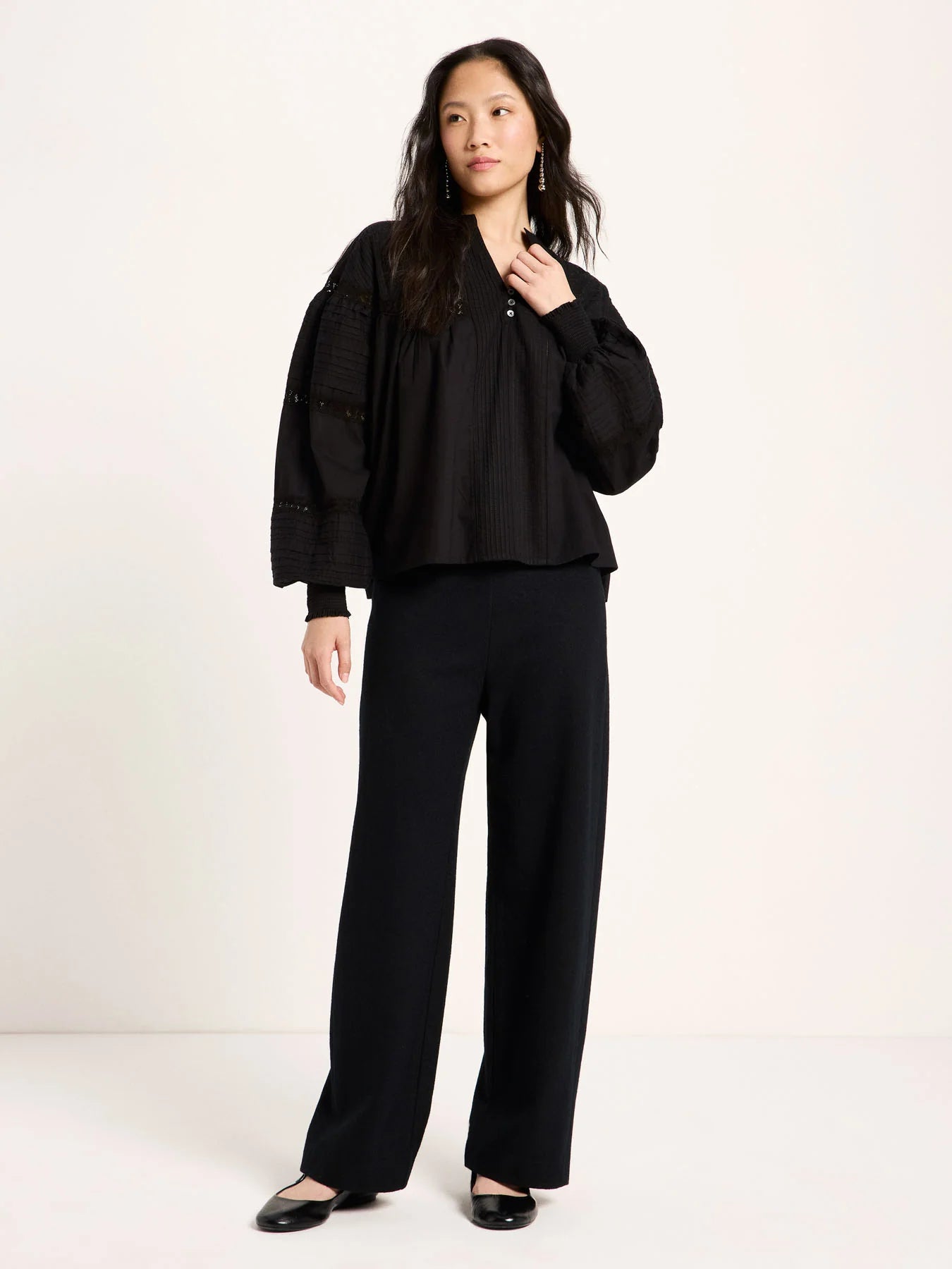 Lace Blouse Black