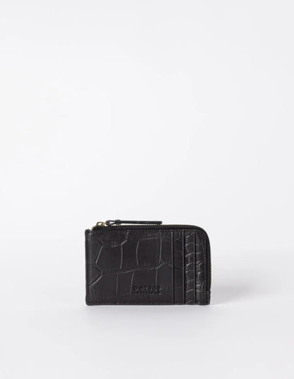 O My Bag - Lola coin purse - Black Croco