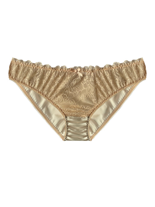 Mary Cream Silk Knicker