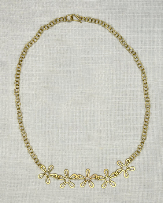 Meadow Necklace Brass