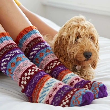 Woollen Fair Isle Socks