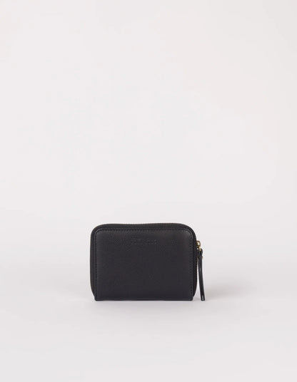 O My Bag - Robbie Wallet - Black soft grain leather