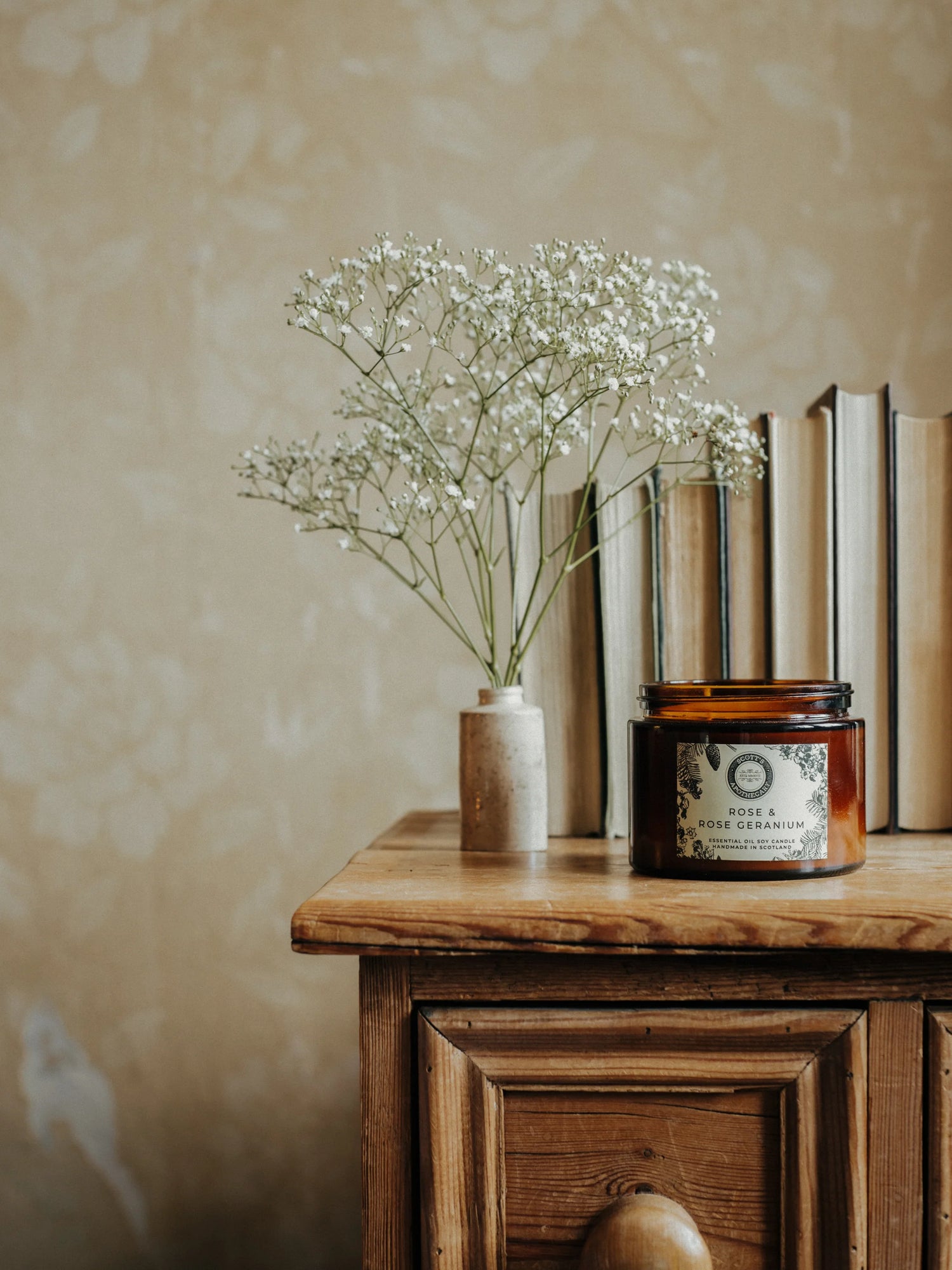 Rose & Rose Geranium Candle 500 ml