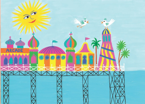 Hattie Gordon Card Sunshine pier