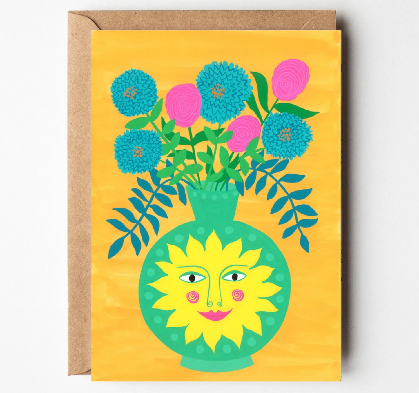 Hattie Gordon Card Sun Vase