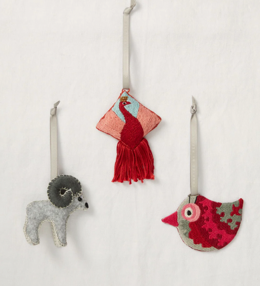 Holiday Collection - Afghan Animals Trio