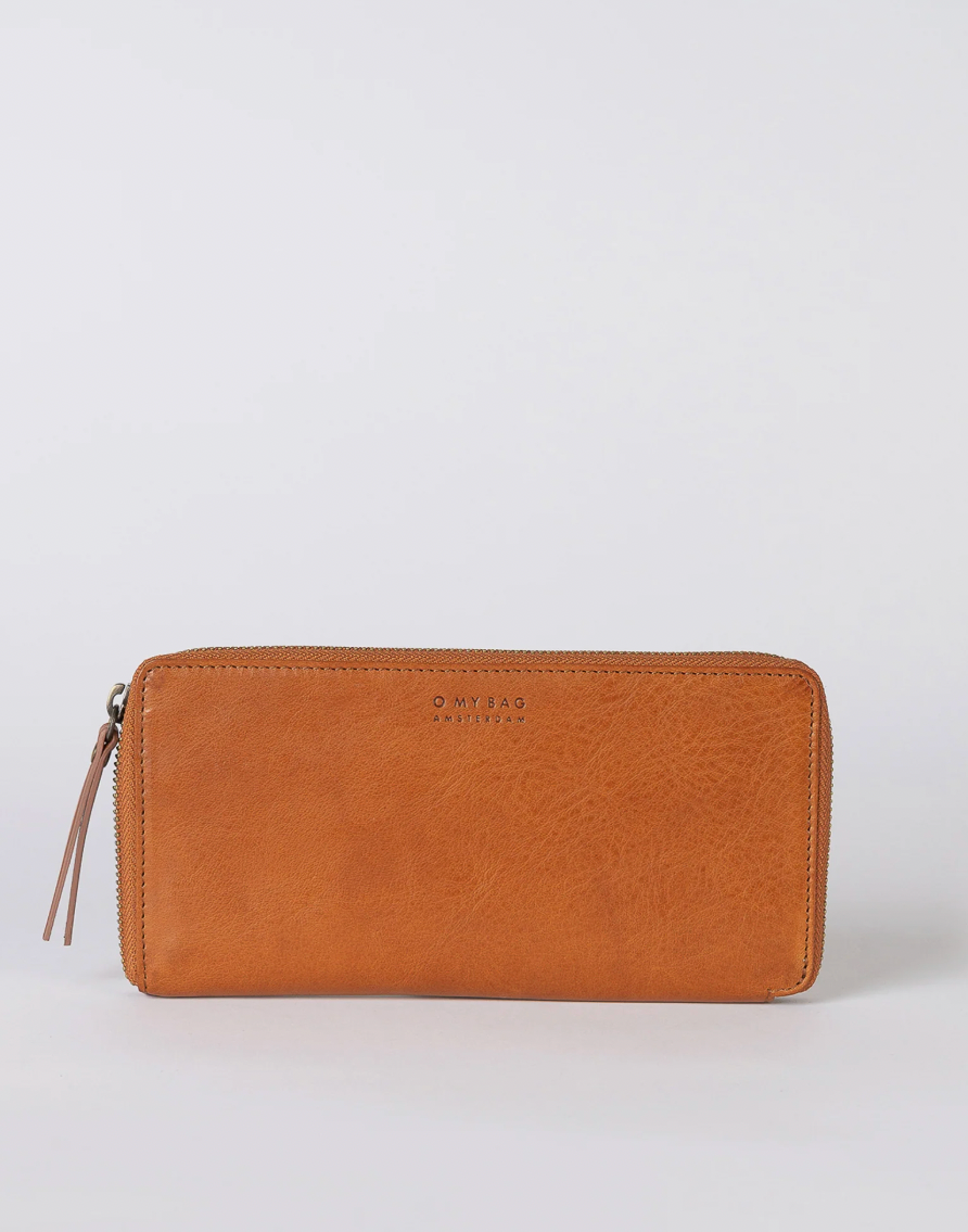 Sonny Wallet- Cognac Stromboli leather