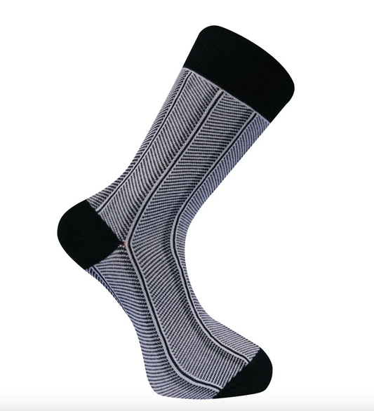 Herringbone Sock Mono