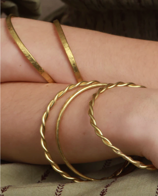 Brass Bangles - Set of 3