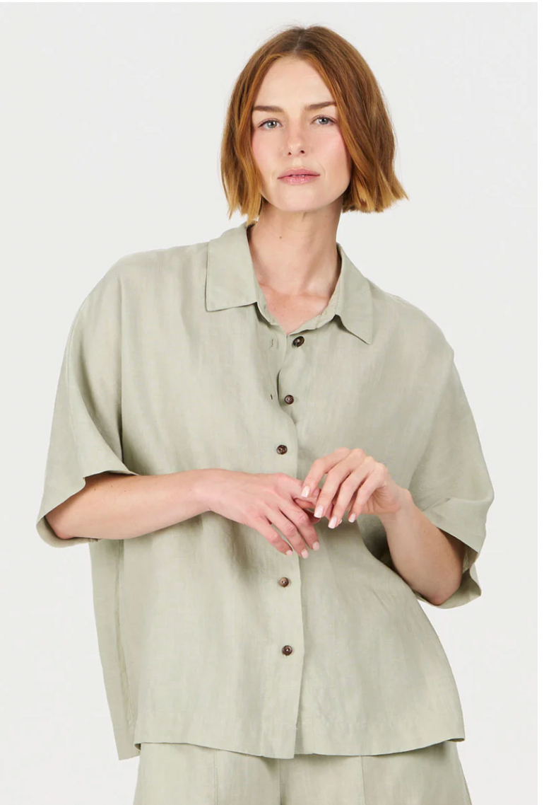 Kimono Shirt - Sage