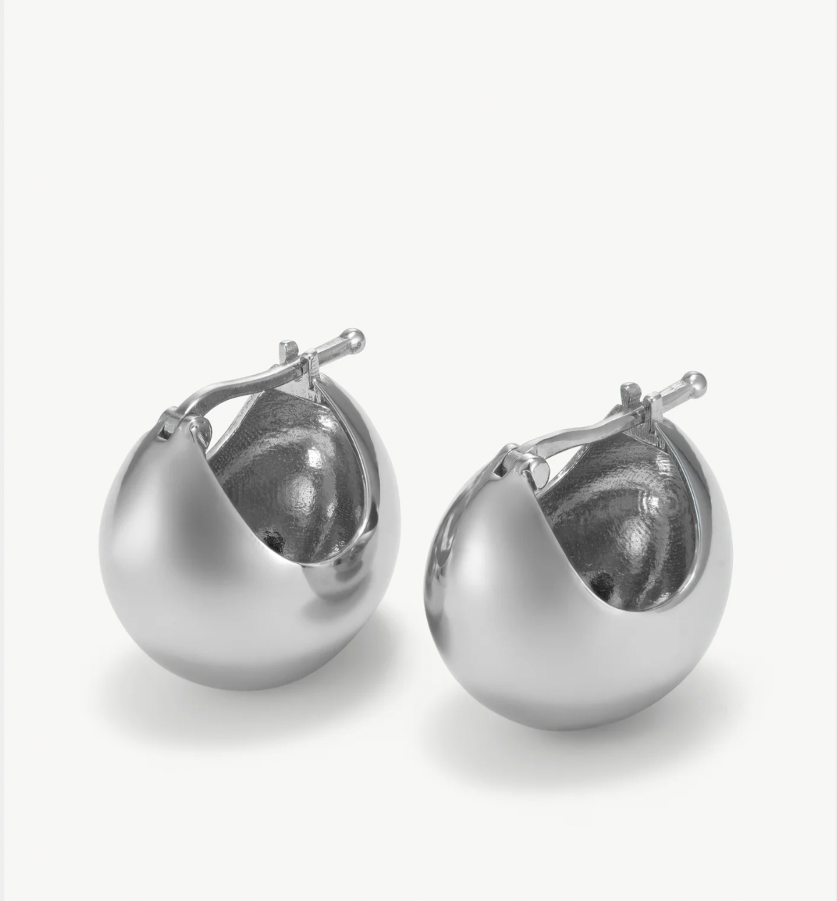 ZADIE Silver Ball Earrings