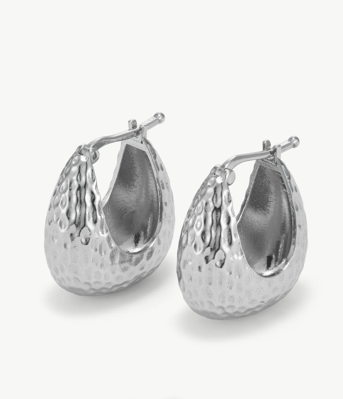 JUDE Silver Ball Earrrings
