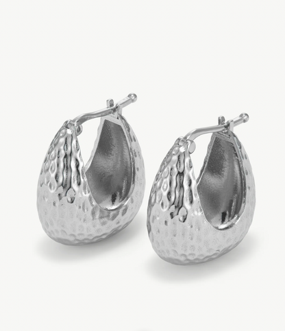 JUDE Silver Ball Earrrings