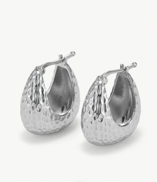JUDE Silver Ball Earrrings