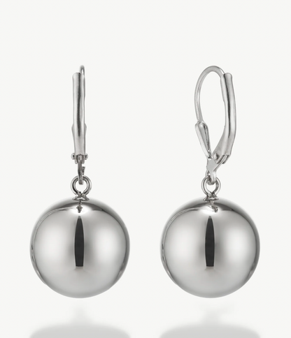 NIGHT Silver Drop Earrings