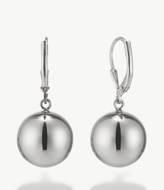 NIGHT Silver Drop Earrings