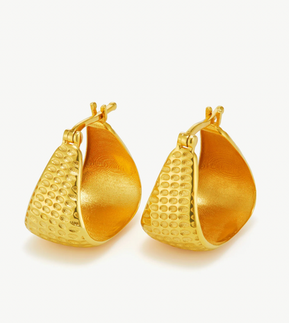 ANGELA Gold Hoops