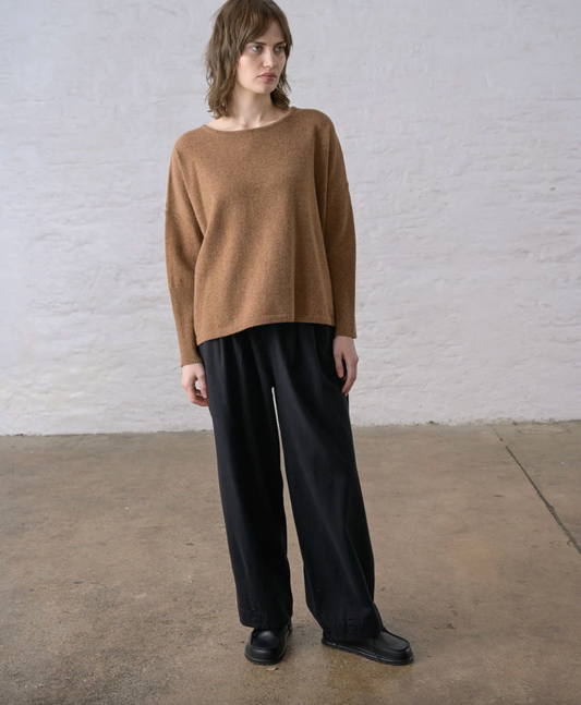 Ivy Trouser Black Denim