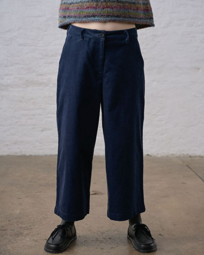 Kate Culottes Blue Cord