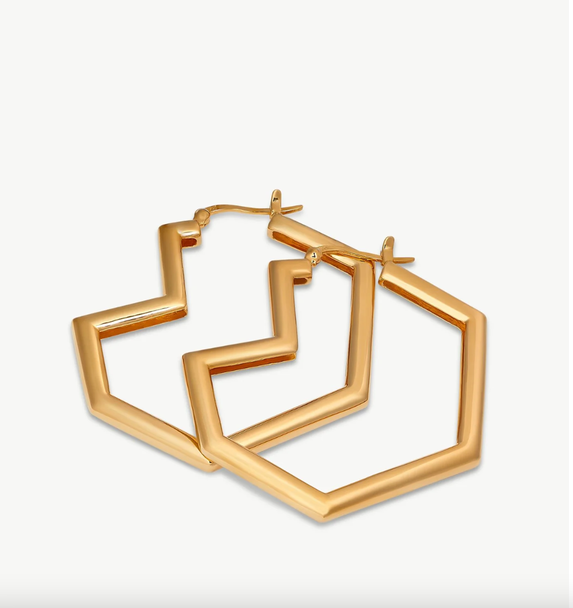 DARYL Large Hoops Gold