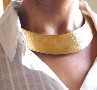 Half Moon Choker Brass