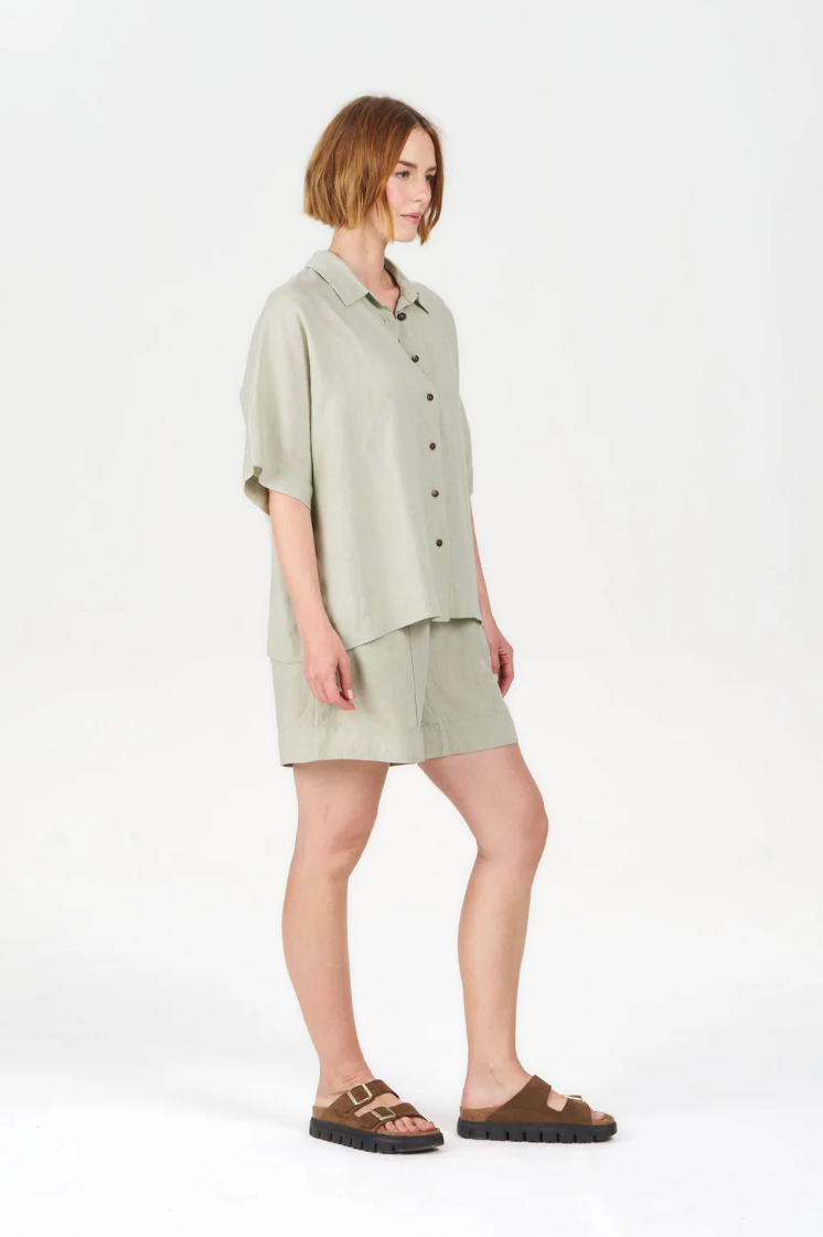 Kimono Shirt - Sage