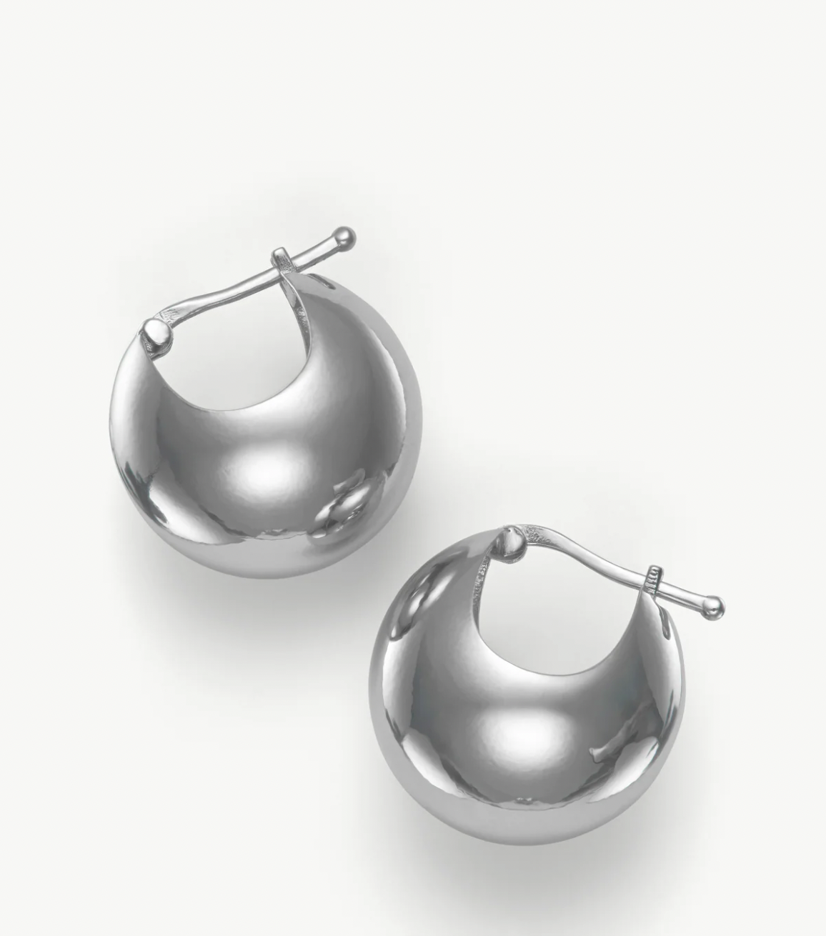 ZADIE Silver Ball Earrings