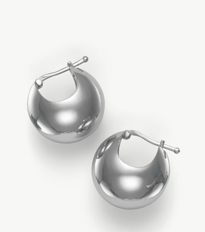 ZADIE Silver Ball Earrings