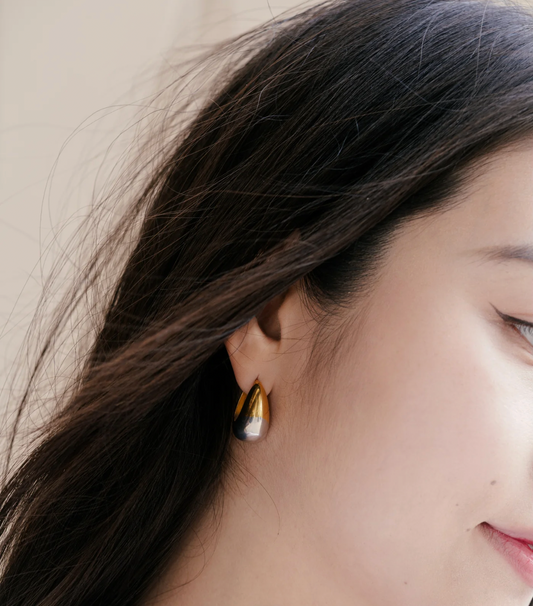 JUDE Two-Tone Ball Earrings