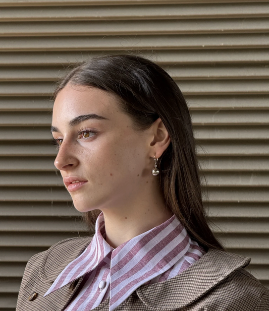 NIGHT Silver Drop Earrings
