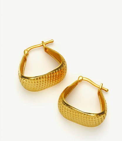 ANGELA Gold Hoops