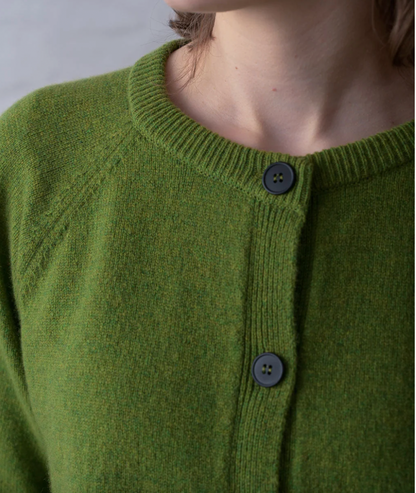 Lottie Cardigan Moss Green