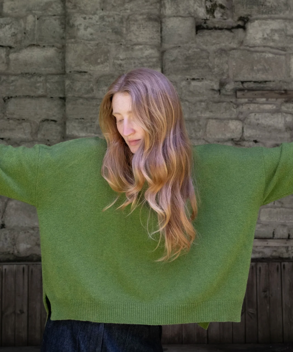 Layla Jumper Moss Green
