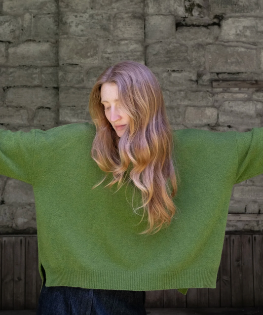 Layla Jumper Moss Green