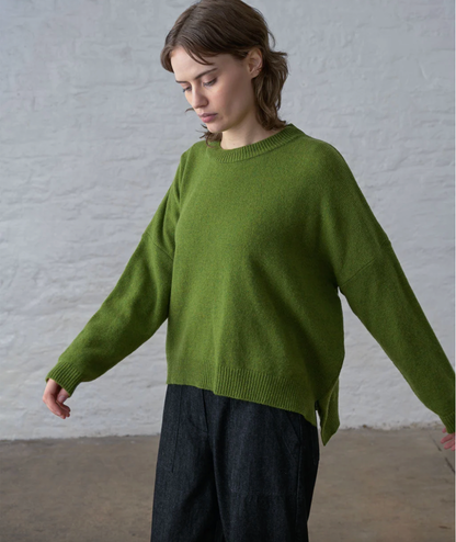 Layla Jumper Moss Green