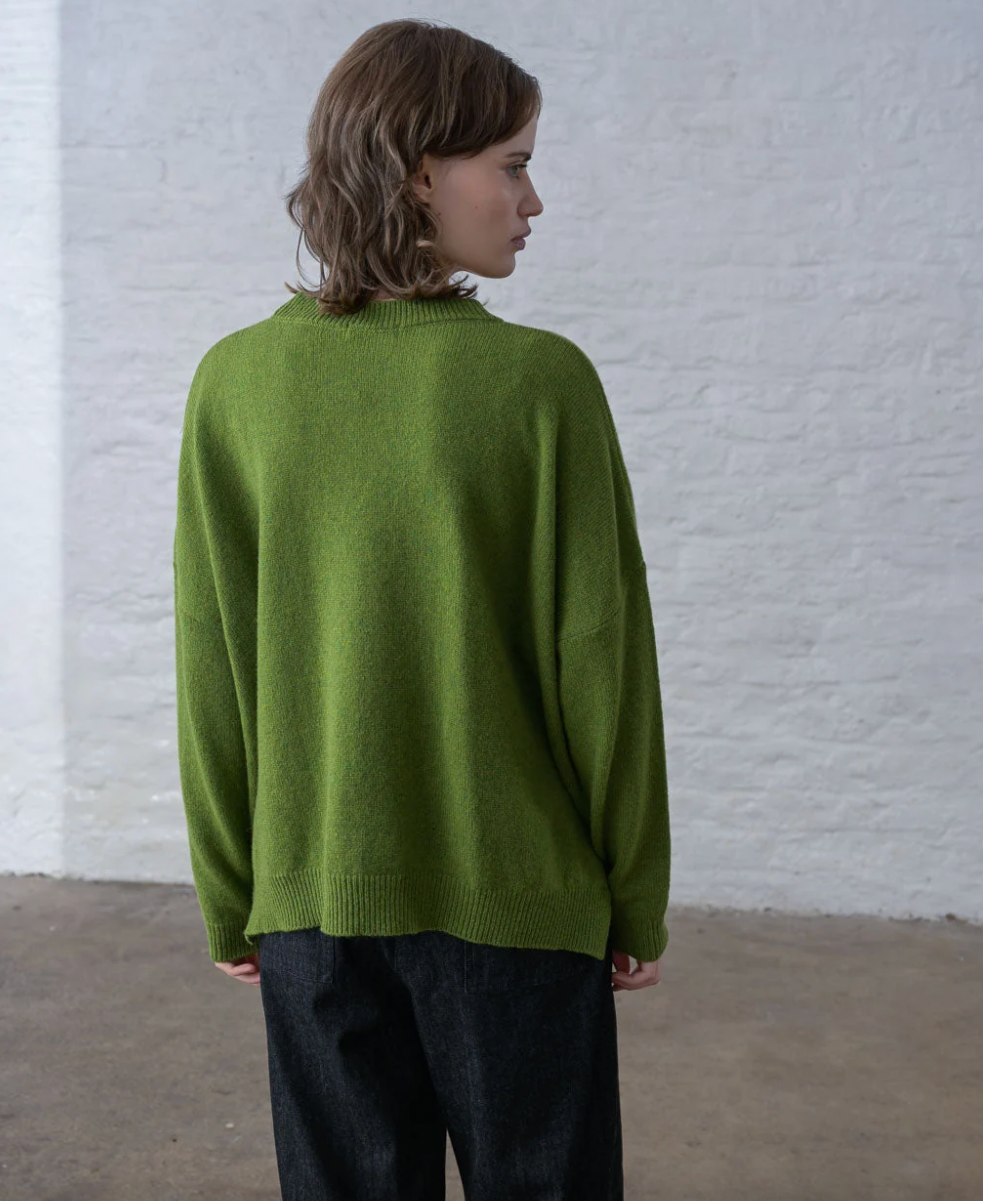 Layla Jumper Moss Green