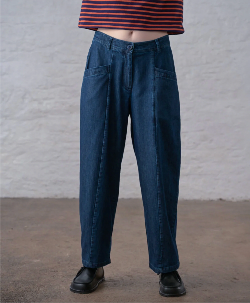 Lorren Trousers - Blue Denim