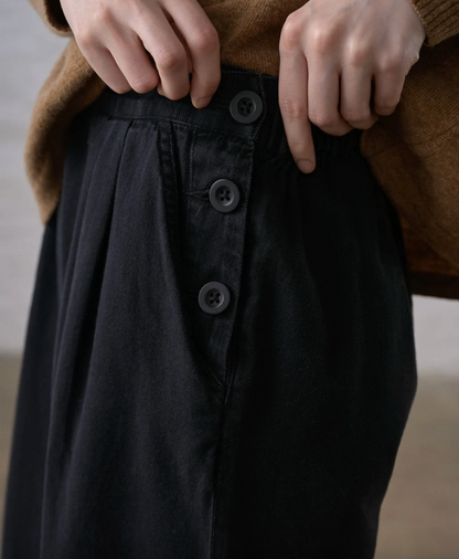 Ivy Trouser Black Denim