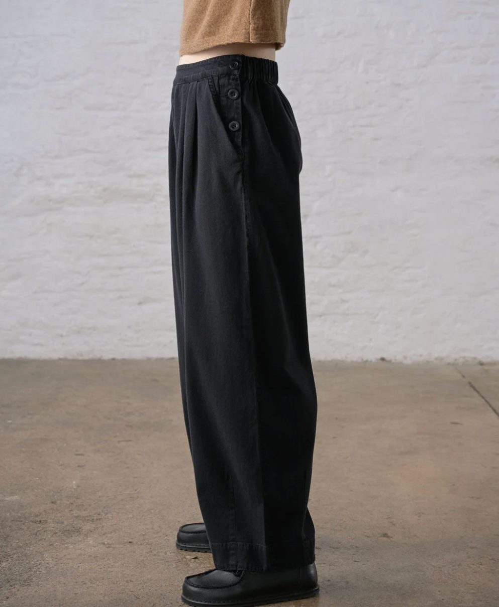 Ivy Trouser Black Denim
