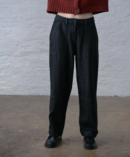 Margate Trouser Black Denim
