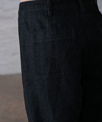 Margate Trouser Black Denim