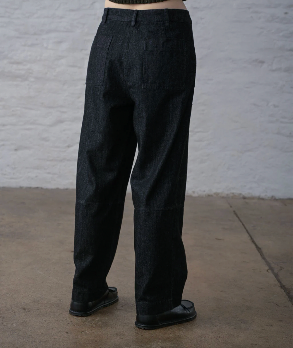Margate Trouser Black Denim