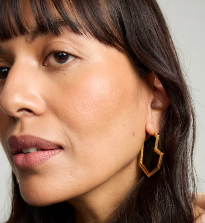DARYL Large Hoops Gold